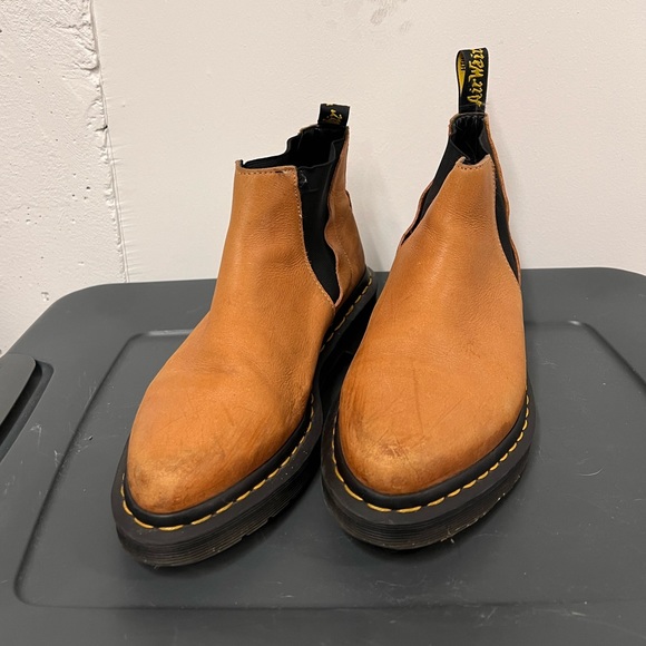 Dr. Martens Shoes - Dr. Marten Caramel Leather Boots